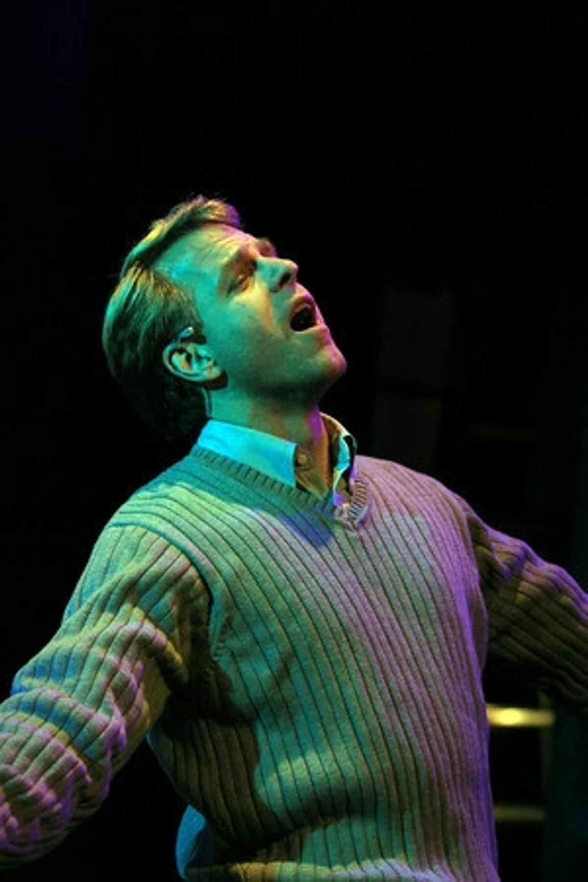 Ty Yadzinski at New Edgecliff Theatre's ANGRY HOUSEWIVES